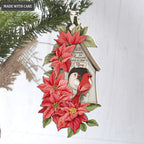 God Blessed The Broken Road Bird Couple Ornament