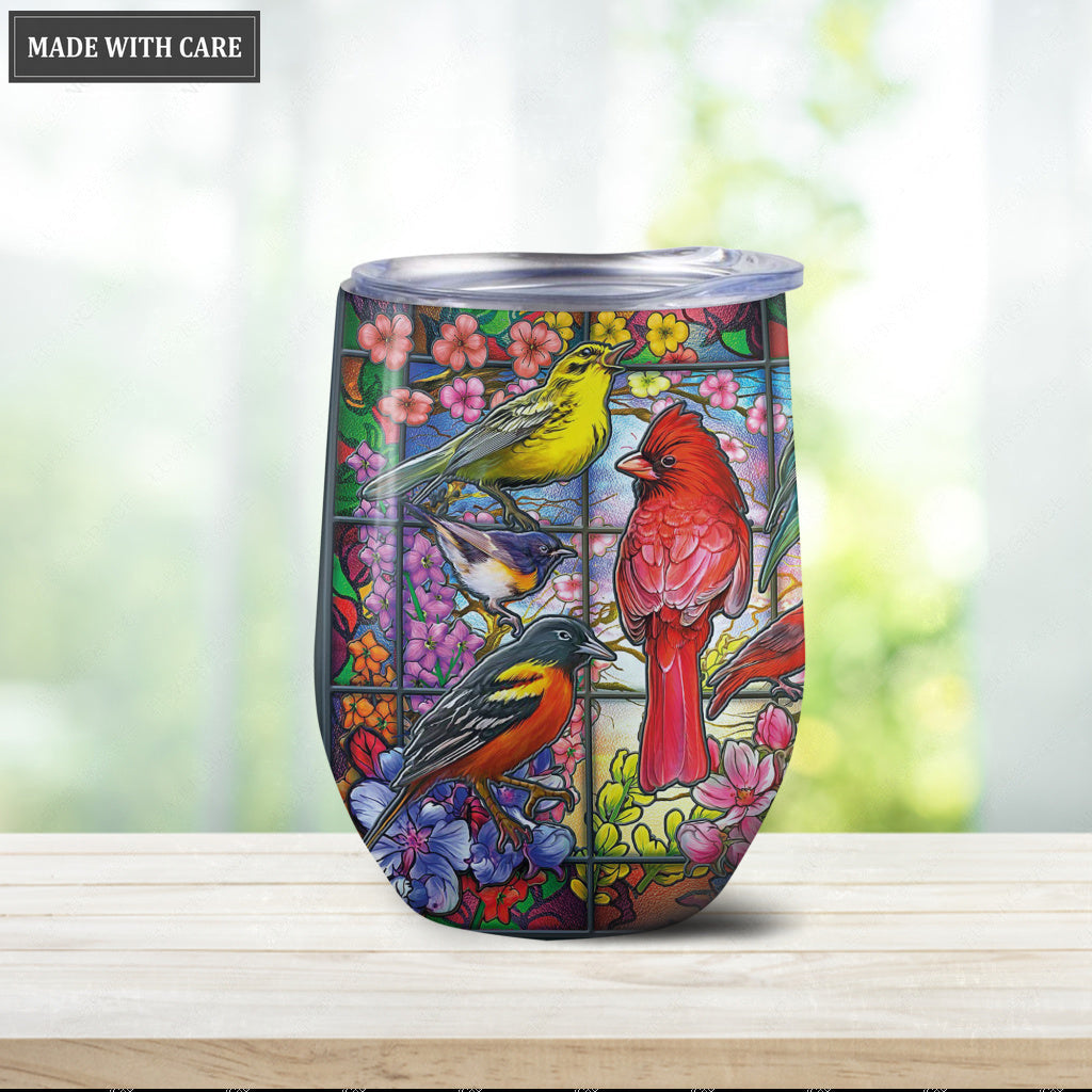 Everyday is a New Beginning Songbirds Egg Tumbler