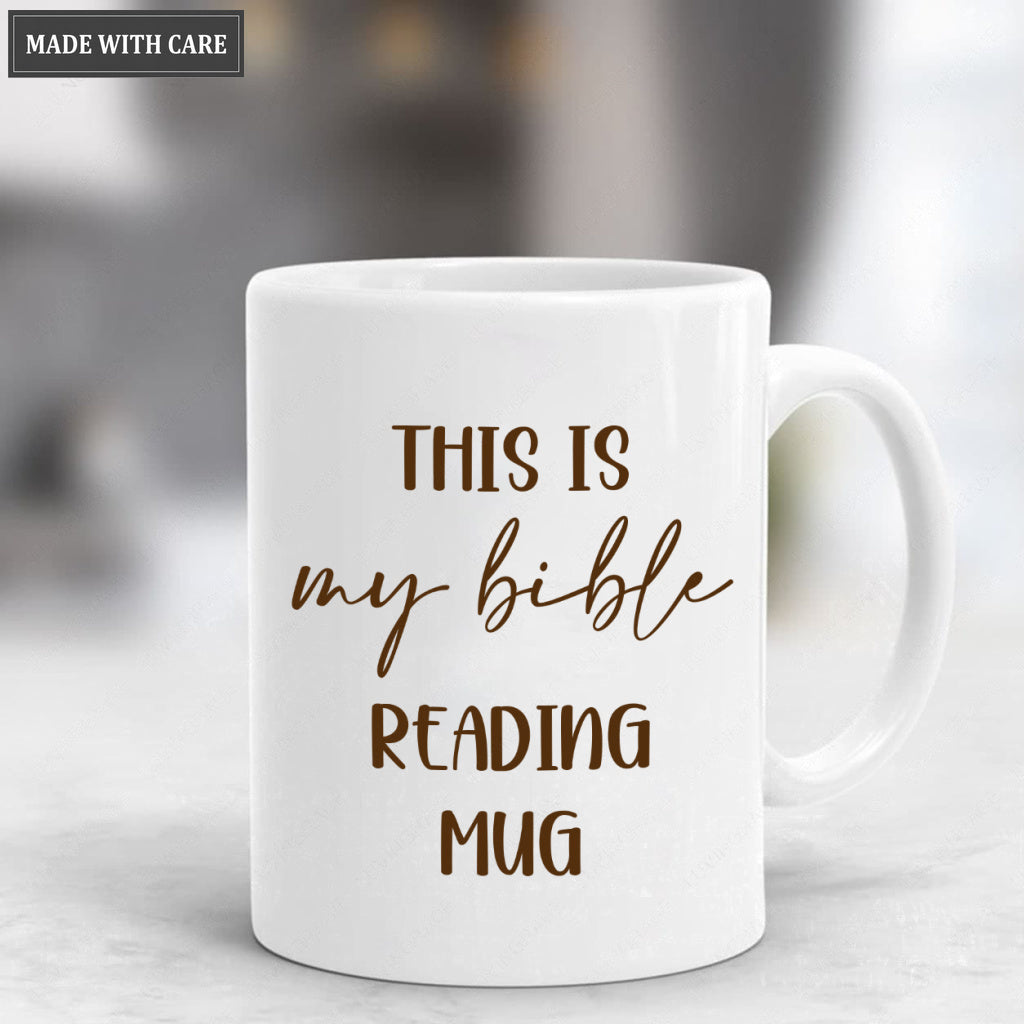 This Is My Bible Reading Personalized Mug