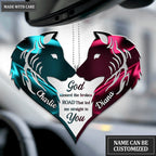 Couple Wolf Two Colors God Blessed Personalized Ornament