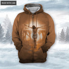 Christian Cross Be Still And Know That I Am God Hoodie