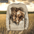 Horse Couple God Blessed Hoodie