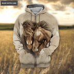 Horse Couple God Blessed Hoodie