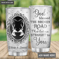 God Blessed Deer Couple Personalized Tumbler