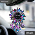 Personalized Sunflower Silhouette God Says You Are Ornament