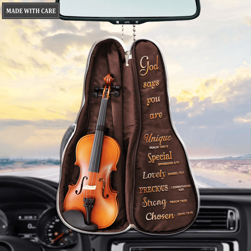 Violin Bag God Says You Are Ornament
