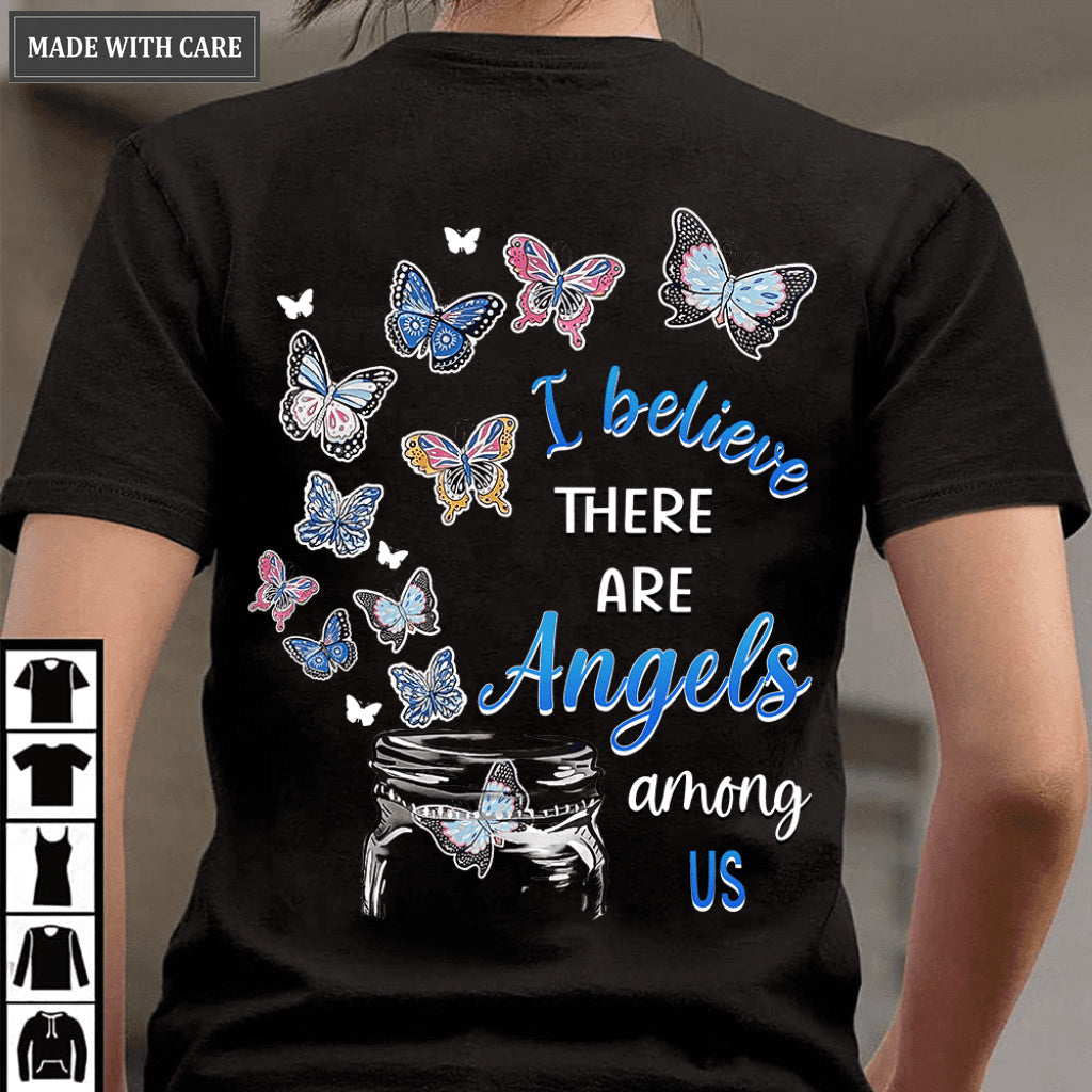 Jar Butterflies Are Angels Tshirt