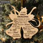 Christmas Bell I Can Only Imagine Wood Engraved Ornaments