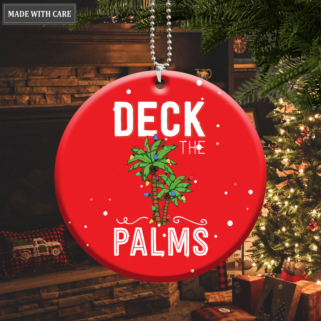 Printfamily M140 Deck The Palms Ornament
