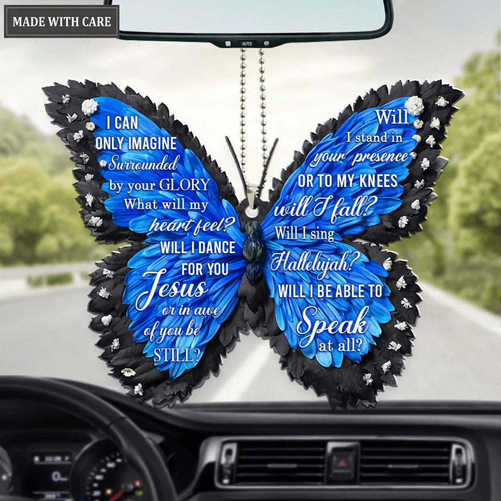 Perfect Blue Butterfly By The Glory Ornament