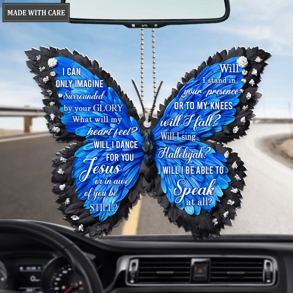 Perfect Blue Butterfly By The Glory Ornament