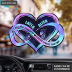 Personalized Mother And Daughter Forever Linked Together Ornament