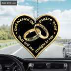 Best Gift For Couple God Blessed Couple Rings Personalized Ornament
