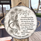 Dragonfly Surrounded By Your Glory Circle Sign