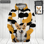 Custom Pet Portrait Hoodie - Personalized Custom Unisex Hoodie