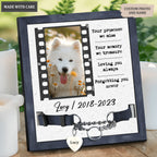 Vintage Film Photo Your Presence We Miss - Personalized Custom Pet Memorial Sign