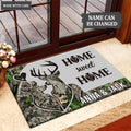 Personalized Home Sweet Home Buck And Doe Doormat