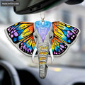Elephant Butterfly God Says You Are Ornament