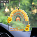 Rainbow Flower Surrounded By Glory Ornament