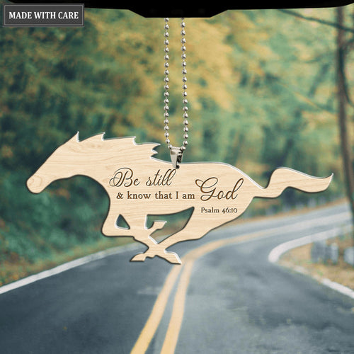 Be Still and Know that I Am God Horse Ornament