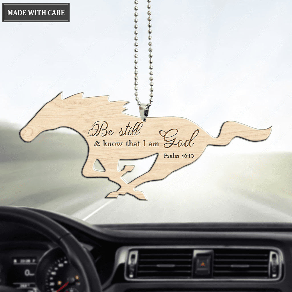 Be Still and Know that I Am God Horse Ornament