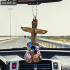 Bluebird Guitar Cross Faith Ornament