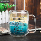 Jesus Give Me Your Hand Be Still And Know That Doubled-Wall Mug