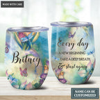 Garden New Beginning Wine Tumbler