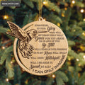 Hummingbird I Can Only Imagine Wood Engraved Ornaments
