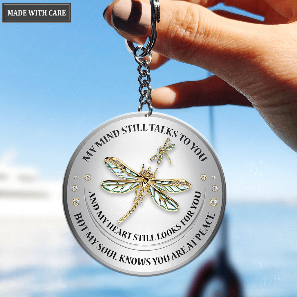 My Mind My Heart My Soul Keychain