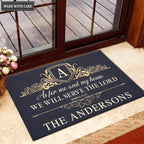 Personalized Monogram Luxury Doormat