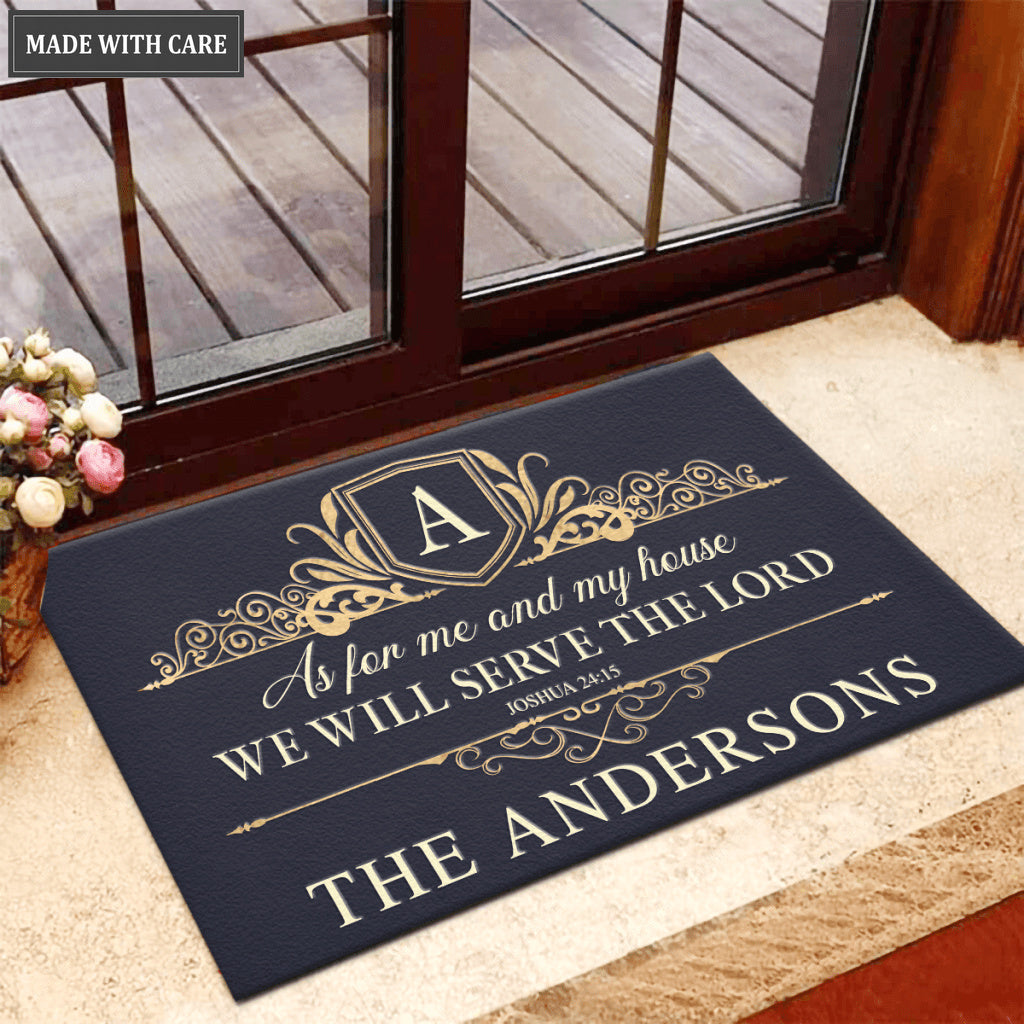 Personalized Monogram Luxury Doormat