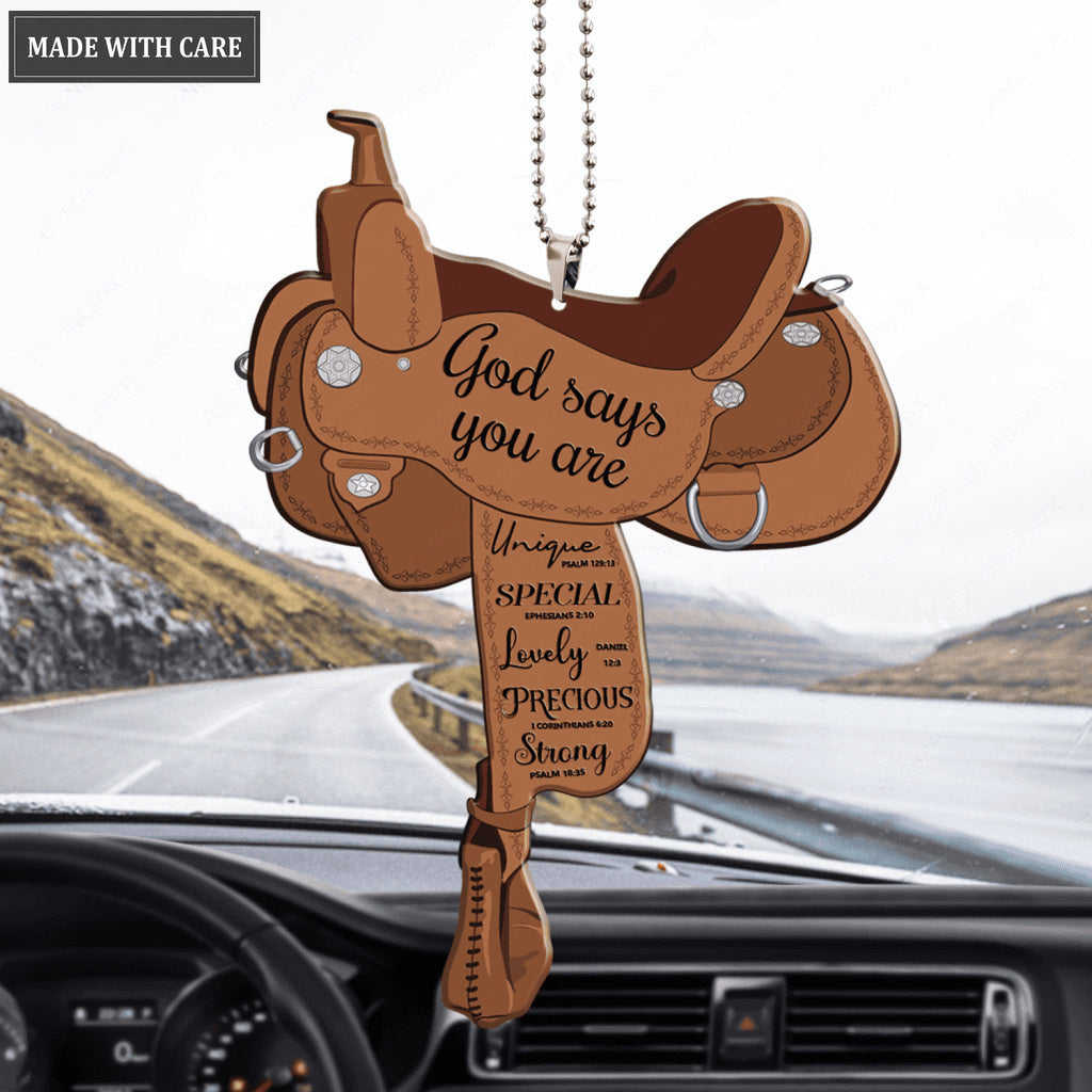 Saddle God Says You Are Ornament