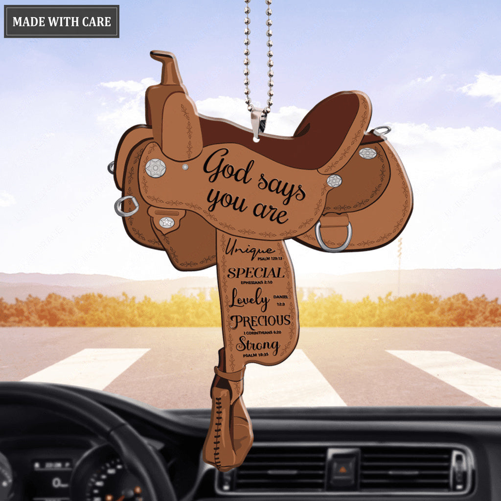 Saddle God Says You Are Ornament