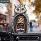 Owls Mother And Daughter Forever Linked Together Personalized Ornament