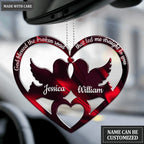 Dove Couple Heart God Blessed Personalized Ornament