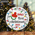 Christmas Light And Niple Baby's First Christmas Ornament