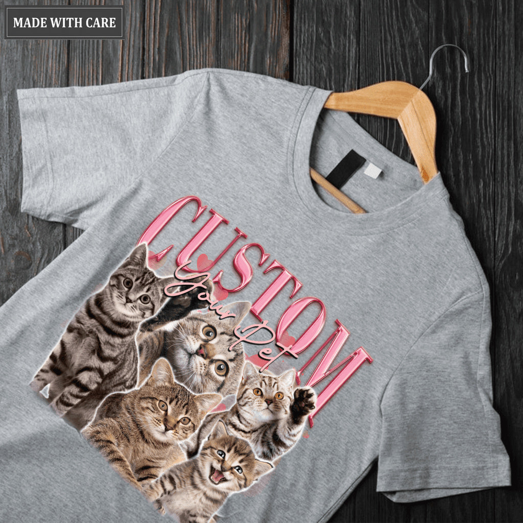 CUSTOM Your Own Photo Here, Cat Dog Favorite Customized Shirt