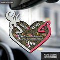 Country Love God Blessed Personalized Ornament