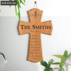 Personalized Family Cross May This Family Be Firmly Built Upon Faith