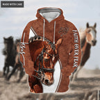 Faith Over Fear Horse Hoodie