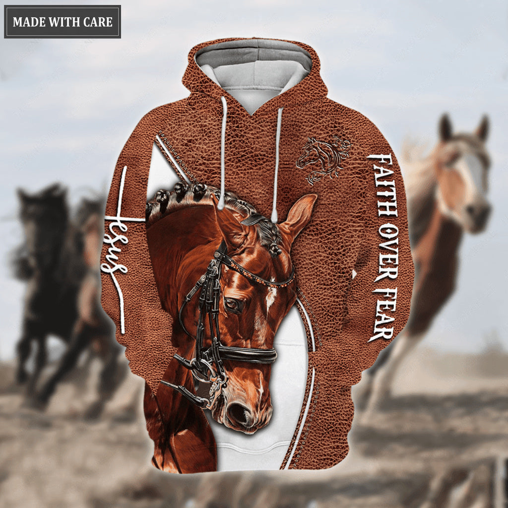 Faith Over Fear Horse Hoodie