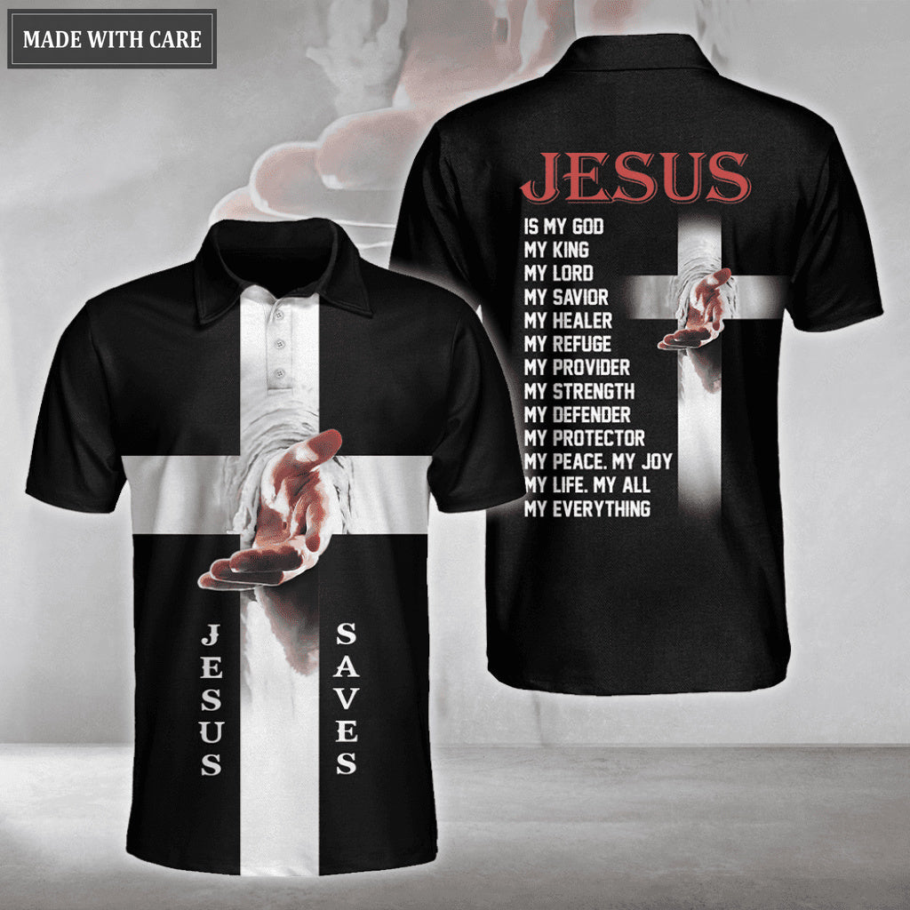 Jesus Saves Polo Shirt