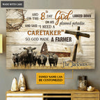 Personalized Serve The Lord Rugged Cross Wall Art