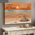 Sunset Turtle Do All Things Wall Art