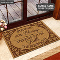 Personalized Blessing Doormat