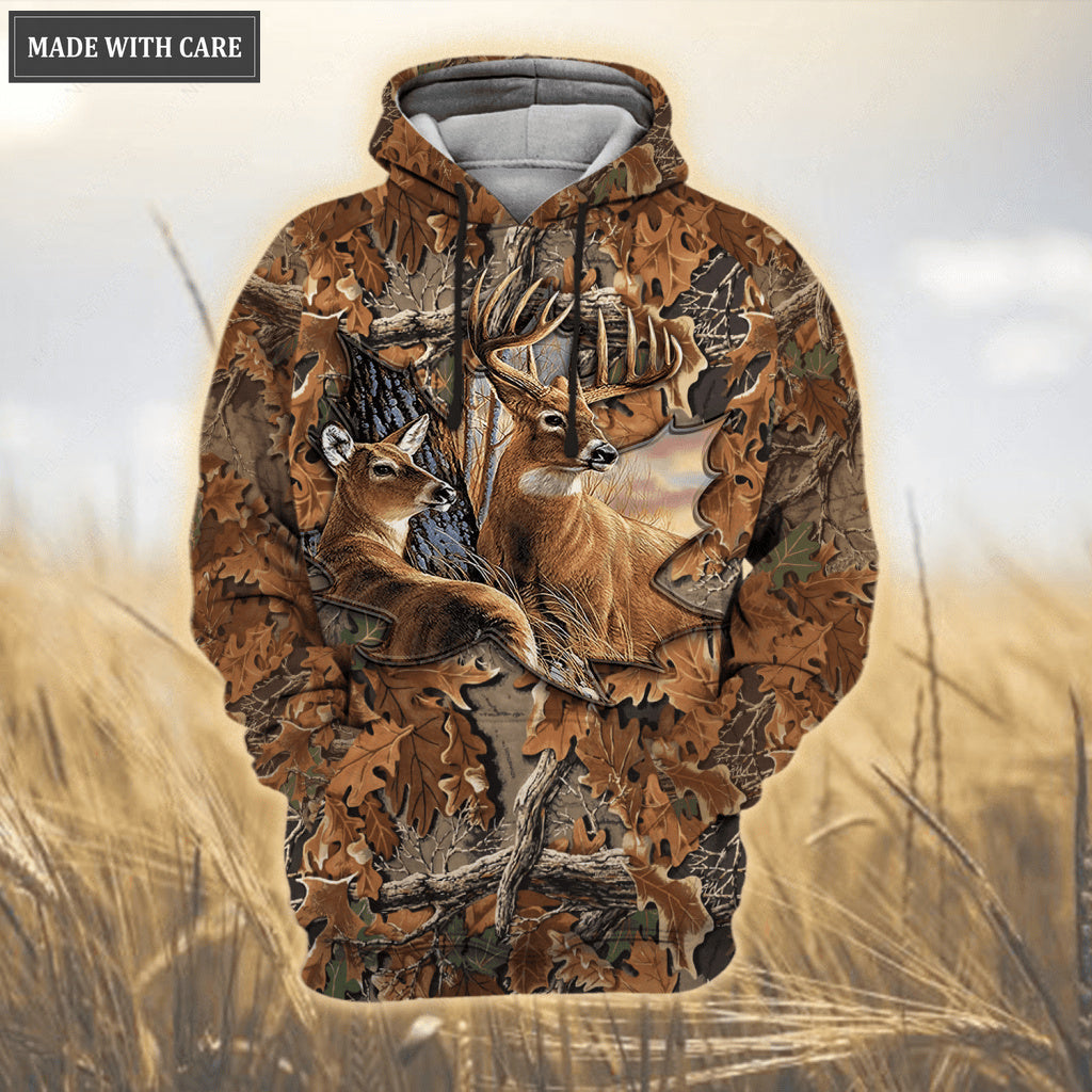 Country Love Deer God Blessed Hoodie