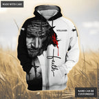 Faith Jesus Lion A Child Of God Personalized Hoodie