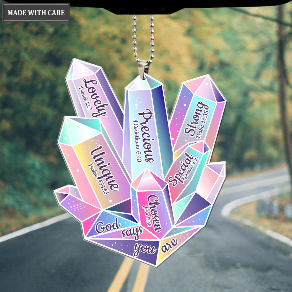 Crystal God Says You Are Ornament