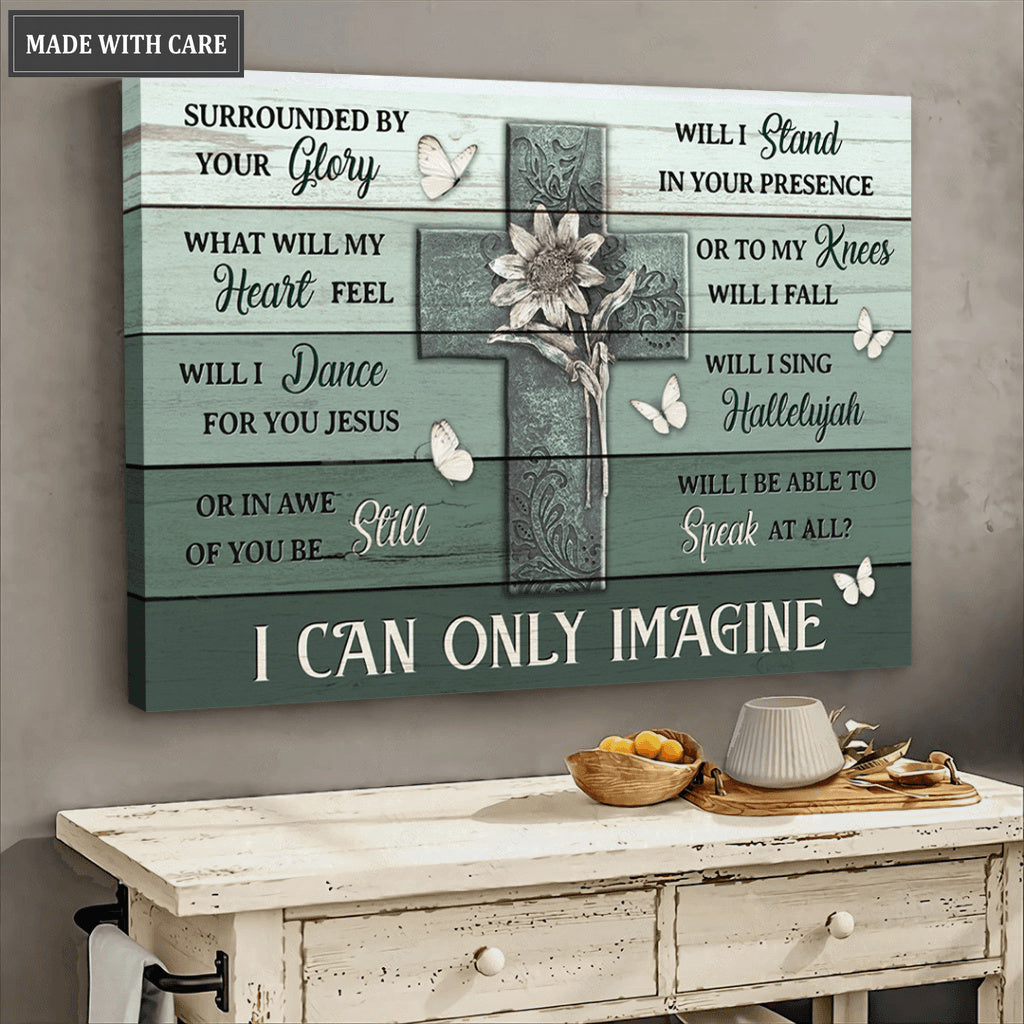 Metal Flower Cross By Glory Wall Art